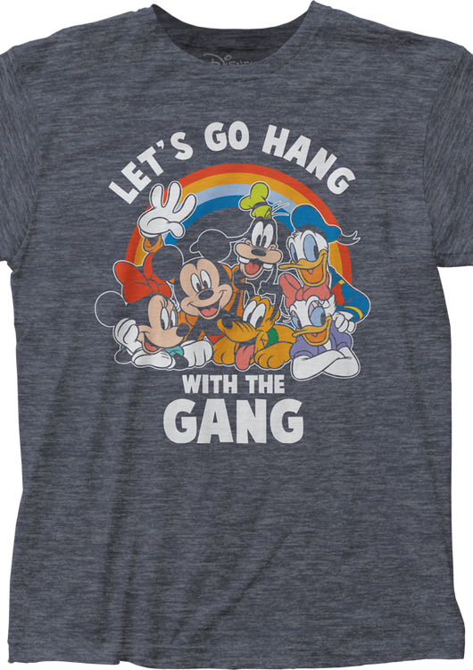 Let's Go Hang With The Gang Disney T-Shirt - main product image