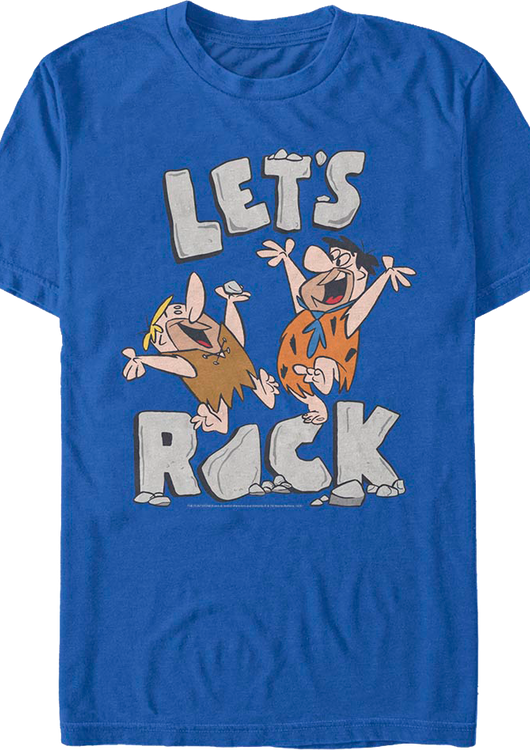 Let's Rock Flintstones T-Shirt - main product image