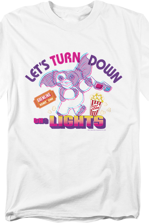 Let's Turn Down The Lights Gremlins T-Shirtmain product image