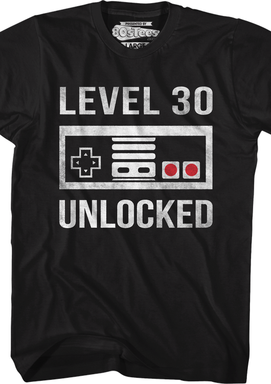 Level 30 Unlocked T-Shirt - main product image