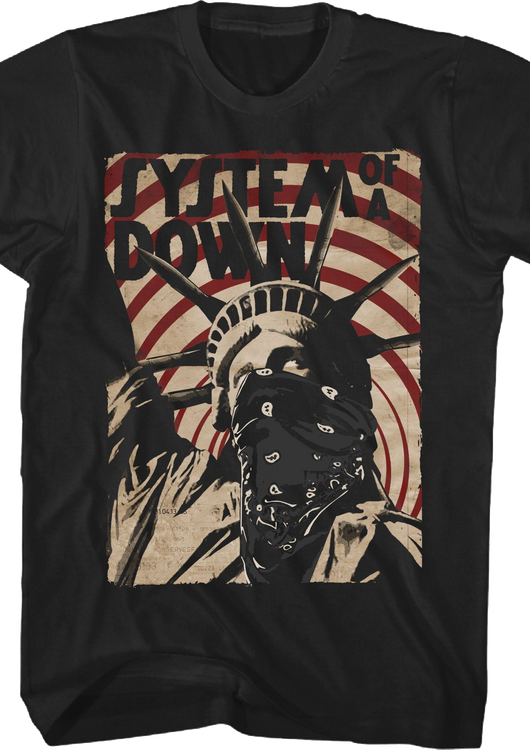Liberty Bandit System Of A Down T-Shirt - main product image