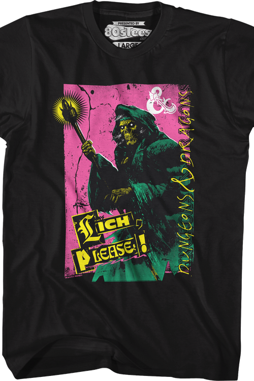 Lich Please Dungeons & Dragons T-Shirtmain product image
