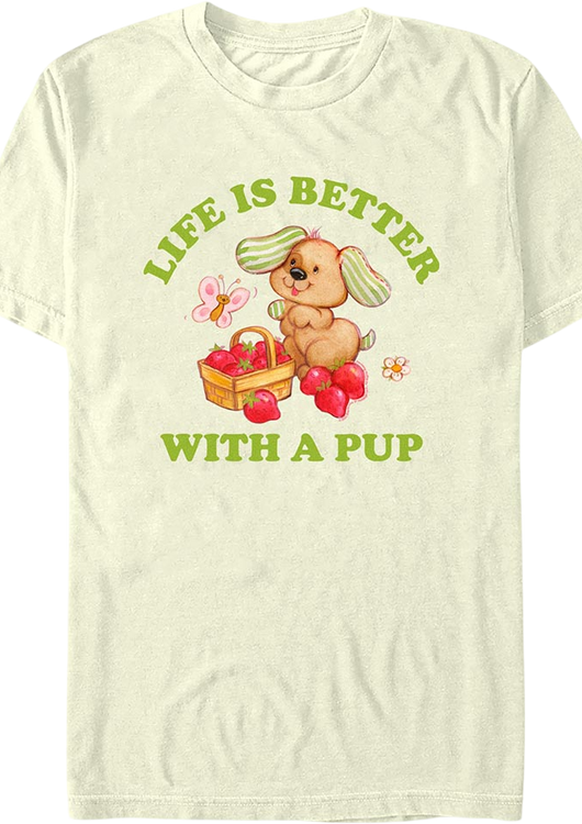Life Is Better With A Pup Strawberry Shortcake T-Shirt - main product image