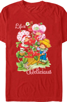 Life Is Delicious Strawberry Shortcake T-Shirt