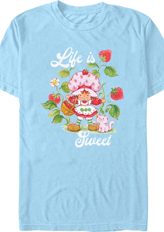 Vintage Life Is Sweet Strawberry Shortcake T-Shirt - main product image