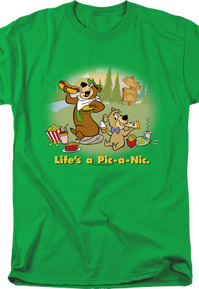 Life's A Pic-A-Nic Yogi Bear T-Shirt
