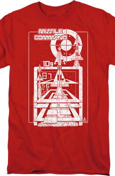 Lift Off Missile Command Atari T-Shirt