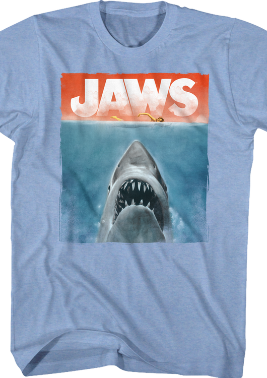 Light Blue Jaws T-Shirt - main product image