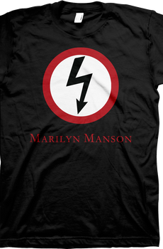 Lightning Bolt Logo Marilyn Manson T-Shirt
