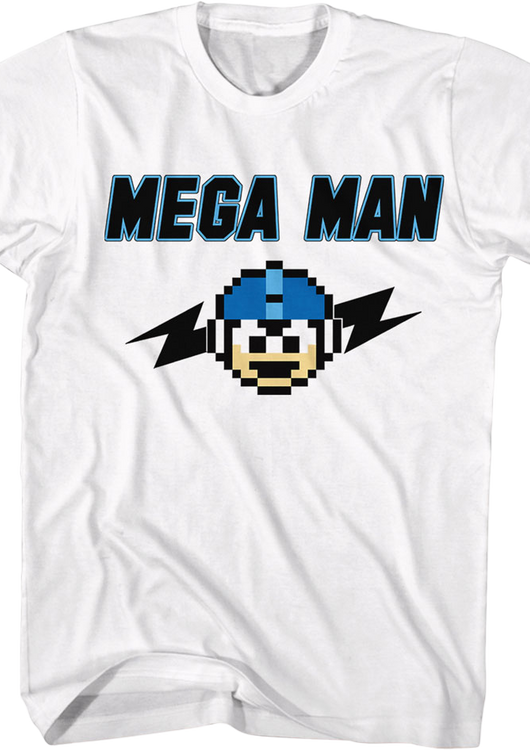 Lightning Bolt Mega Man T-Shirt - main product image