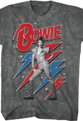 Lightning Bolts David Bowie T-Shirt