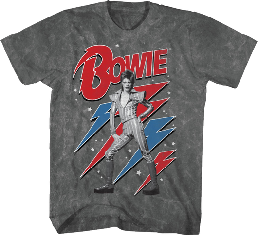 Lightning Bolts David Bowie T-Shirt - main product image