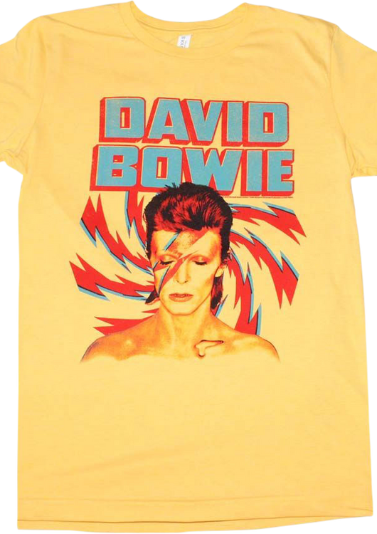 Lightning Bolts David Bowie T-Shirt - main product image