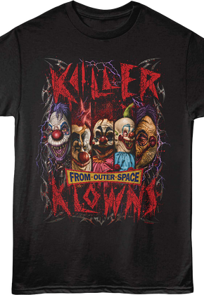 Lightning Collage Killer Klowns From Outer Space T-Shirt