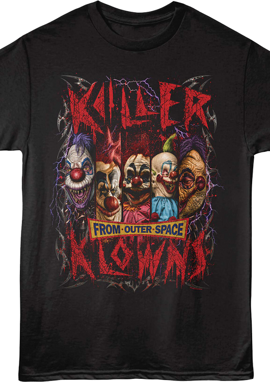 Lightning Collage Killer Klowns From Outer Space T-Shirt - main product image