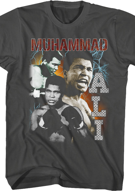 Lightning Collage Muhammad Ali T-Shirt - main product image