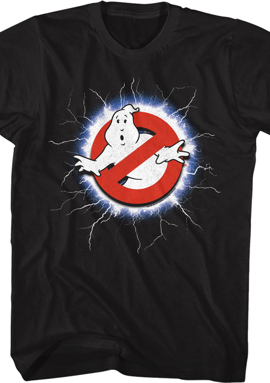 Lightning Logo Real Ghostbusters T-Shirt - main product image