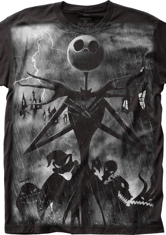 Lightning Nightmare Before Christmas T-Shirt - main product image