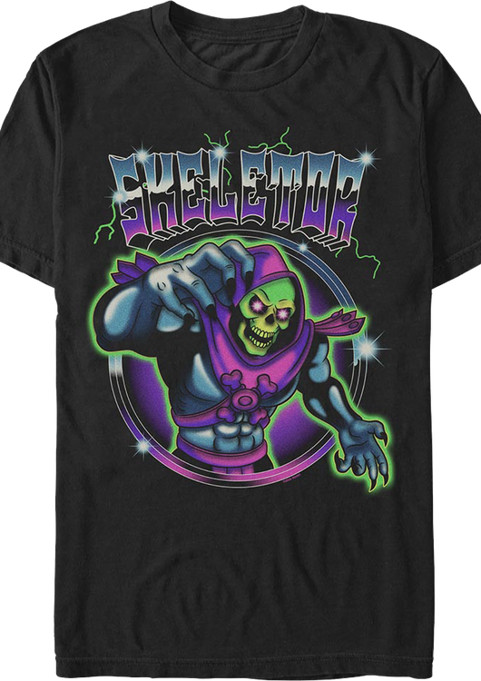Lightning Skeletor Masters Of The Universe T-Shirt - main product image