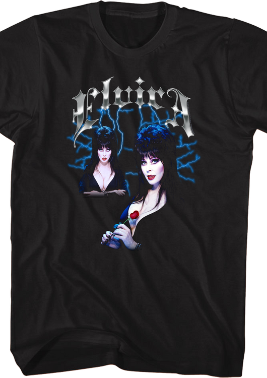 Lightning Storm Elvira T-Shirt - main product image