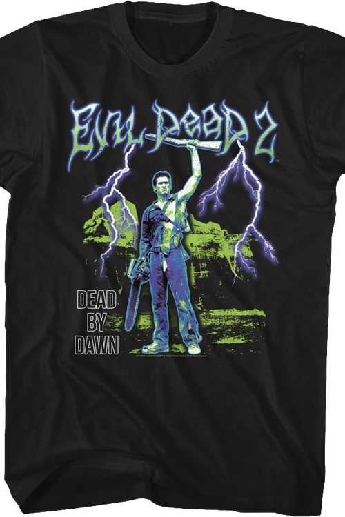 Lightning Storm Evil Dead 2 T-Shirt - main product image