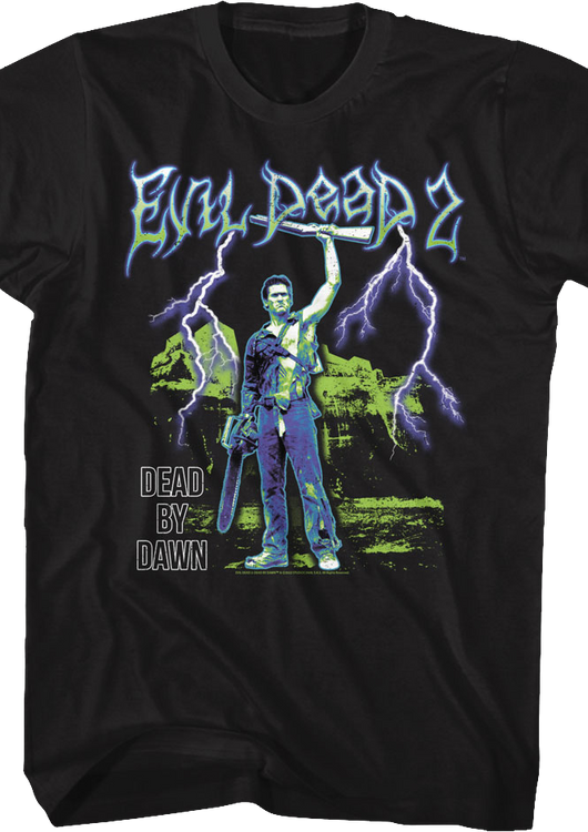 Lightning Storm Evil Dead 2 T-Shirt - main product image