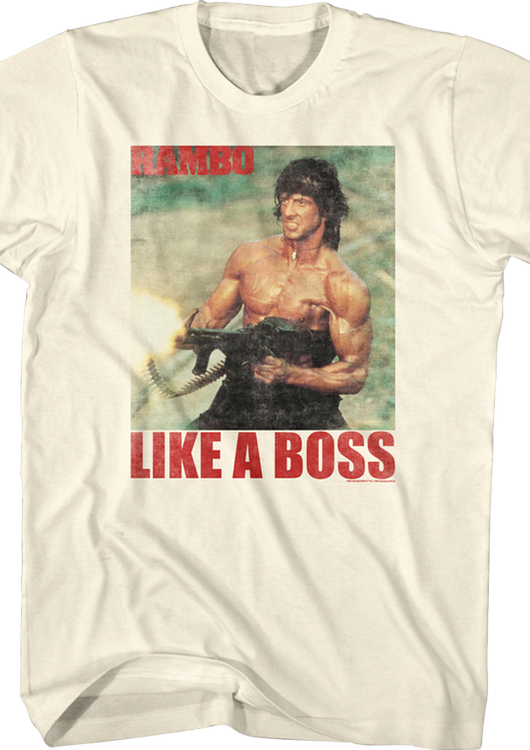 Like A Boss Rambo T-Shirt - main product image