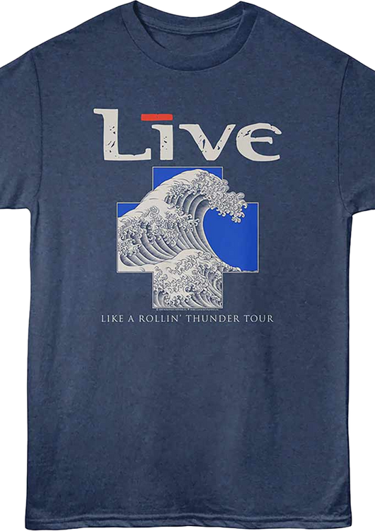 Like A Rollin' Thunder Tour Live T-Shirt - main product image