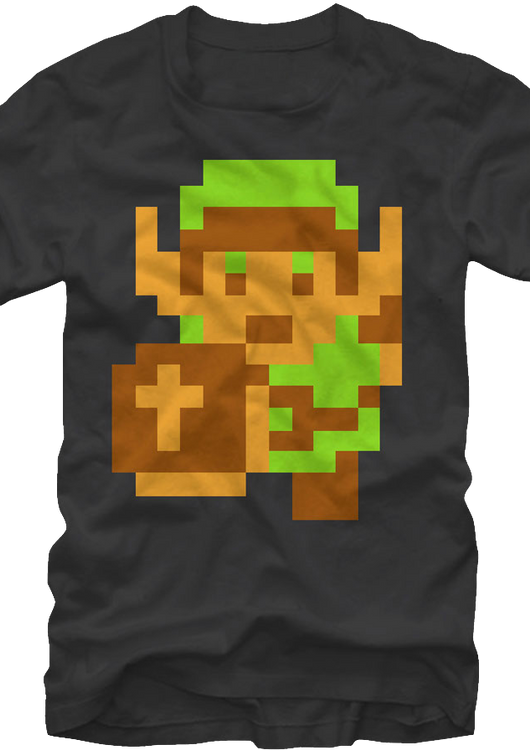 Link Pixels Legend of Zelda T-Shirt - main product image
