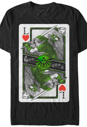 Link Playing Card T-Shirt