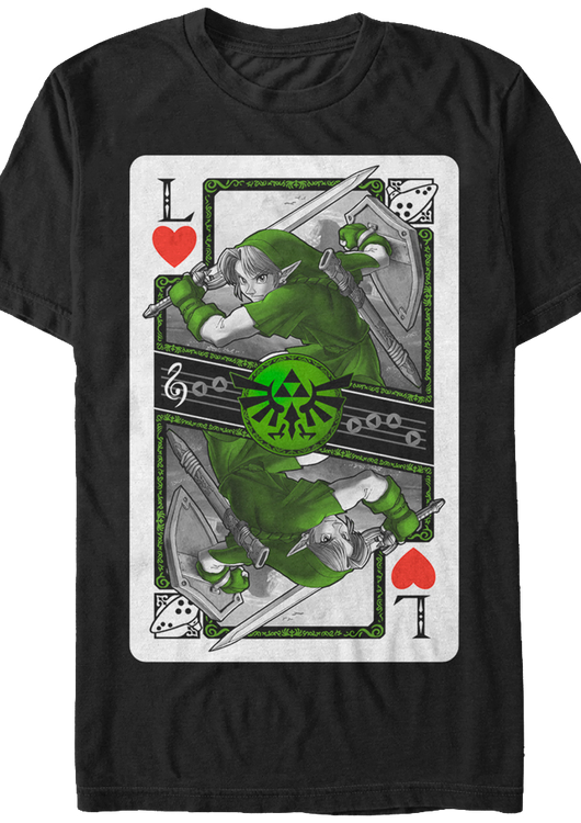 Link Playing Card T-Shirt - main product image
