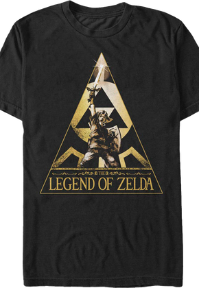 Link Triangle Legend of Zelda Nintendo T-Shirt