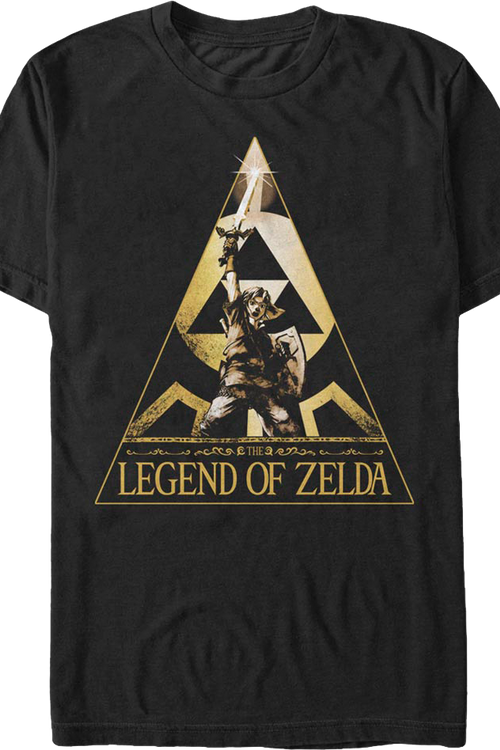 Link Triangle Legend of Zelda Nintendo T-Shirt - main product image