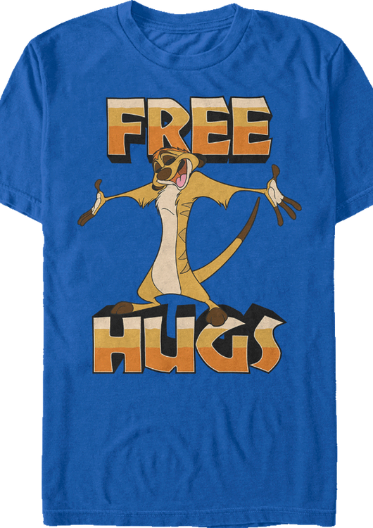 Lion King Timon Free Hugs T-Shirt - main product image