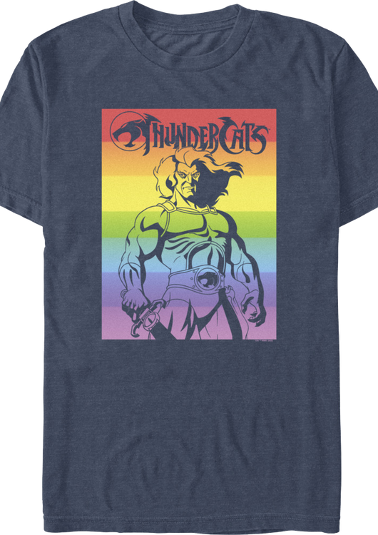 Lion-O Retro Rainbow ThunderCats T-Shirt - main product image