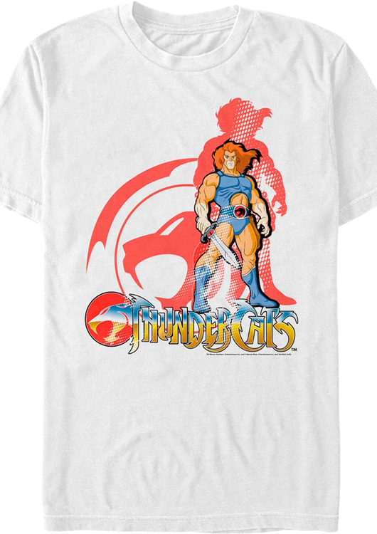 White Lion-O Shadow ThunderCats T-Shirt - main product image
