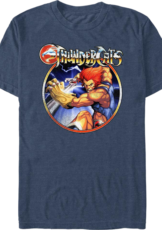 Lion-O Vintage Lightning Circle ThunderCats T-Shirt - main product image