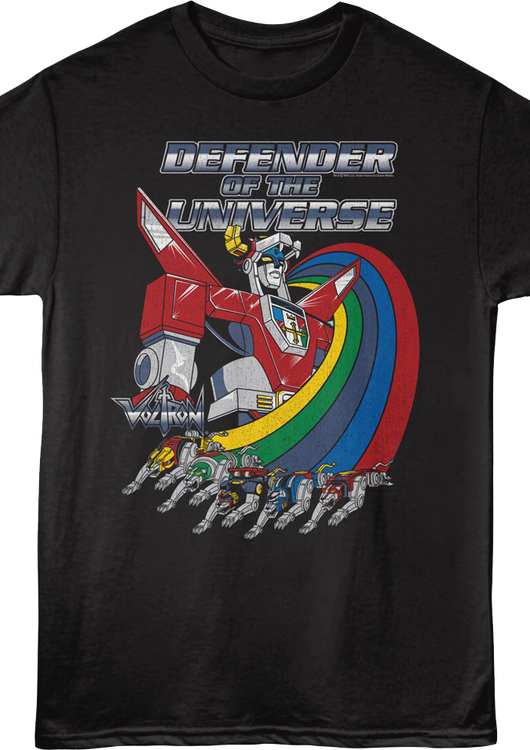 Lion Rainbow Trails Voltron T-Shirt - main product image