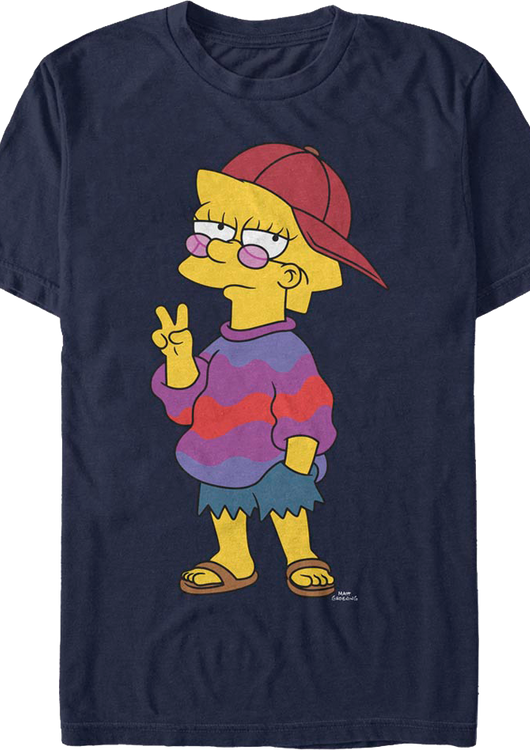 Lisa Peace The Simpsons T-Shirt - main product image