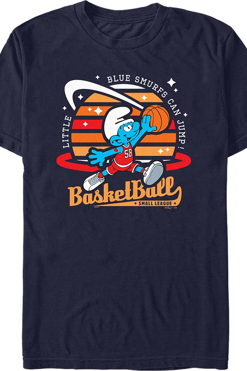 Little Blue Smurfs Can Jump Smurfs T-Shirtmain product image