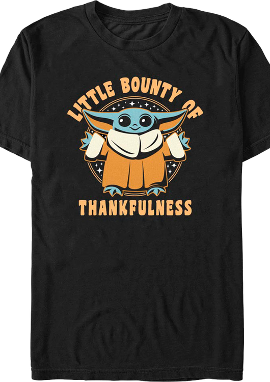 Little Bounty Of Thankfulness The Mandalorian Star Wars T-Shirt - main product image