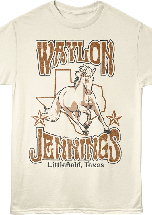 Littlefield Texas Waylon Jennings T-Shirt - main product image
