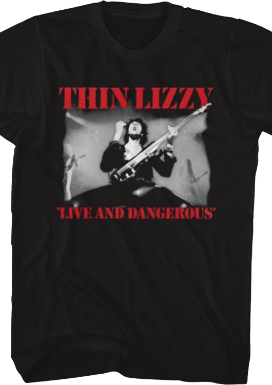 Live And Dangerous Thin Lizzy T-Shirt - main product image