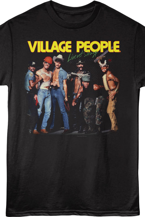 Live and Sleazy Village People T-Shirtmain product image