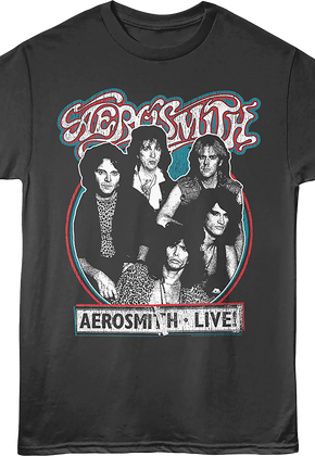 Live Concert Poster Aerosmith T-Shirt