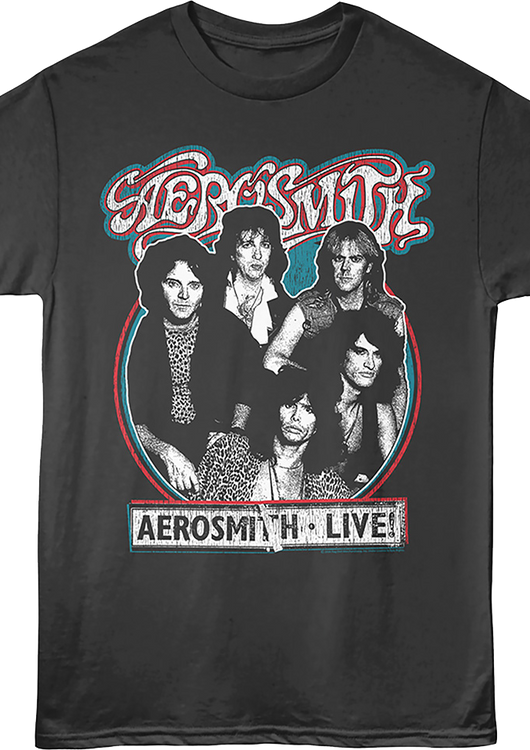 Live Concert Poster Aerosmith T-Shirt - main product image
