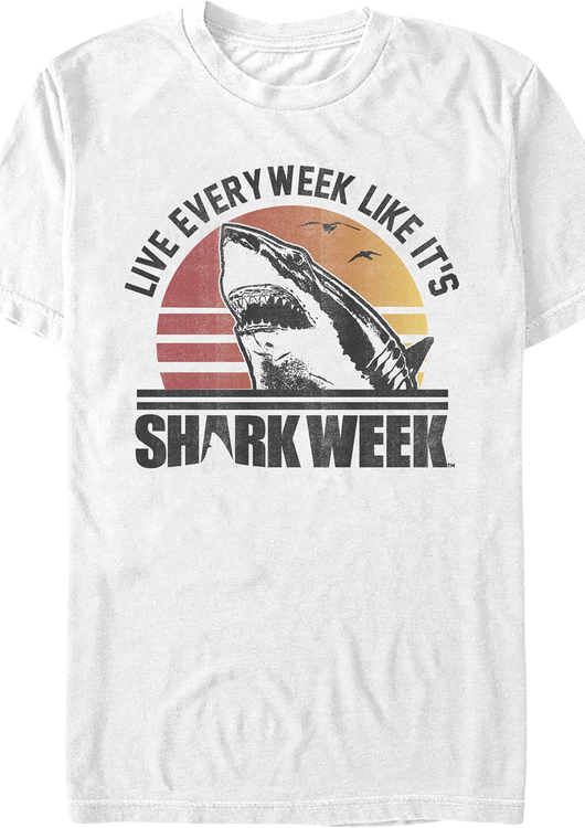Live Every Week Like It's Shark Week T-Shirt - main product image