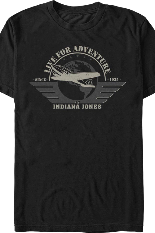 Live For Adventure Indiana Jones T-Shirtmain product image