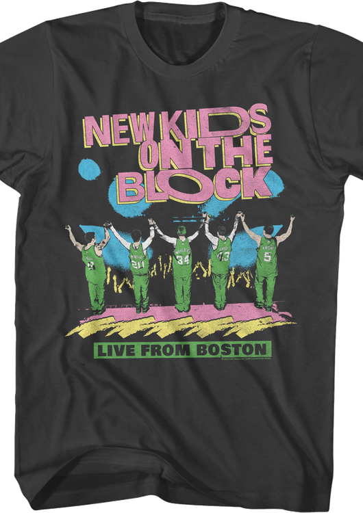 Live From Boston New Kids On The Block T-Shirt - main product image