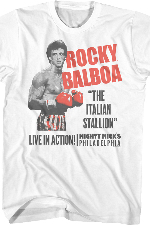 Live In Action Rocky T-Shirtmain product image